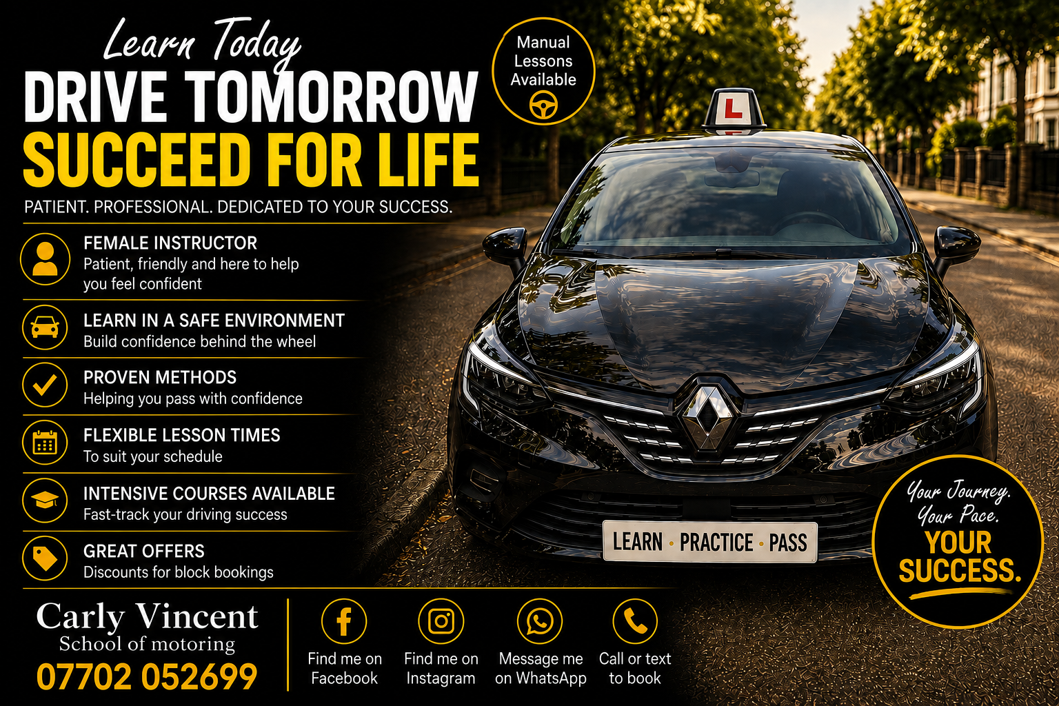 Driving Lesson Advertisement